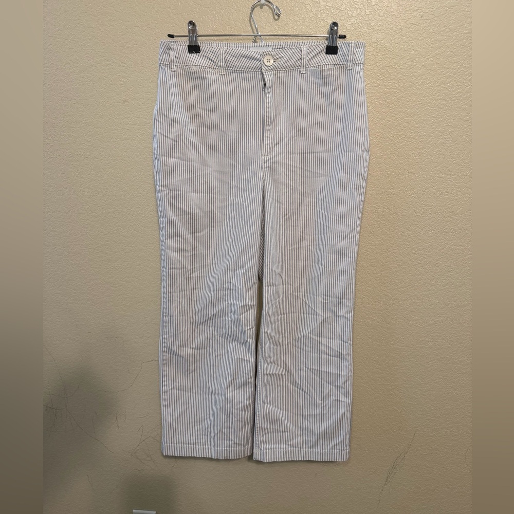 Old Navy Blue and White Striped Pants